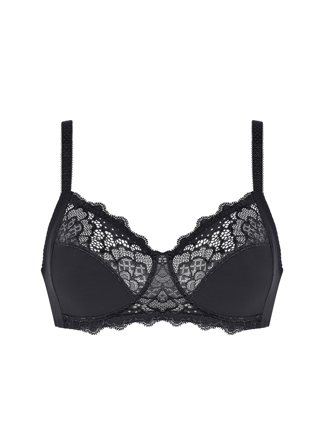 Soutien-gorge sans-armatures structuré - Noir