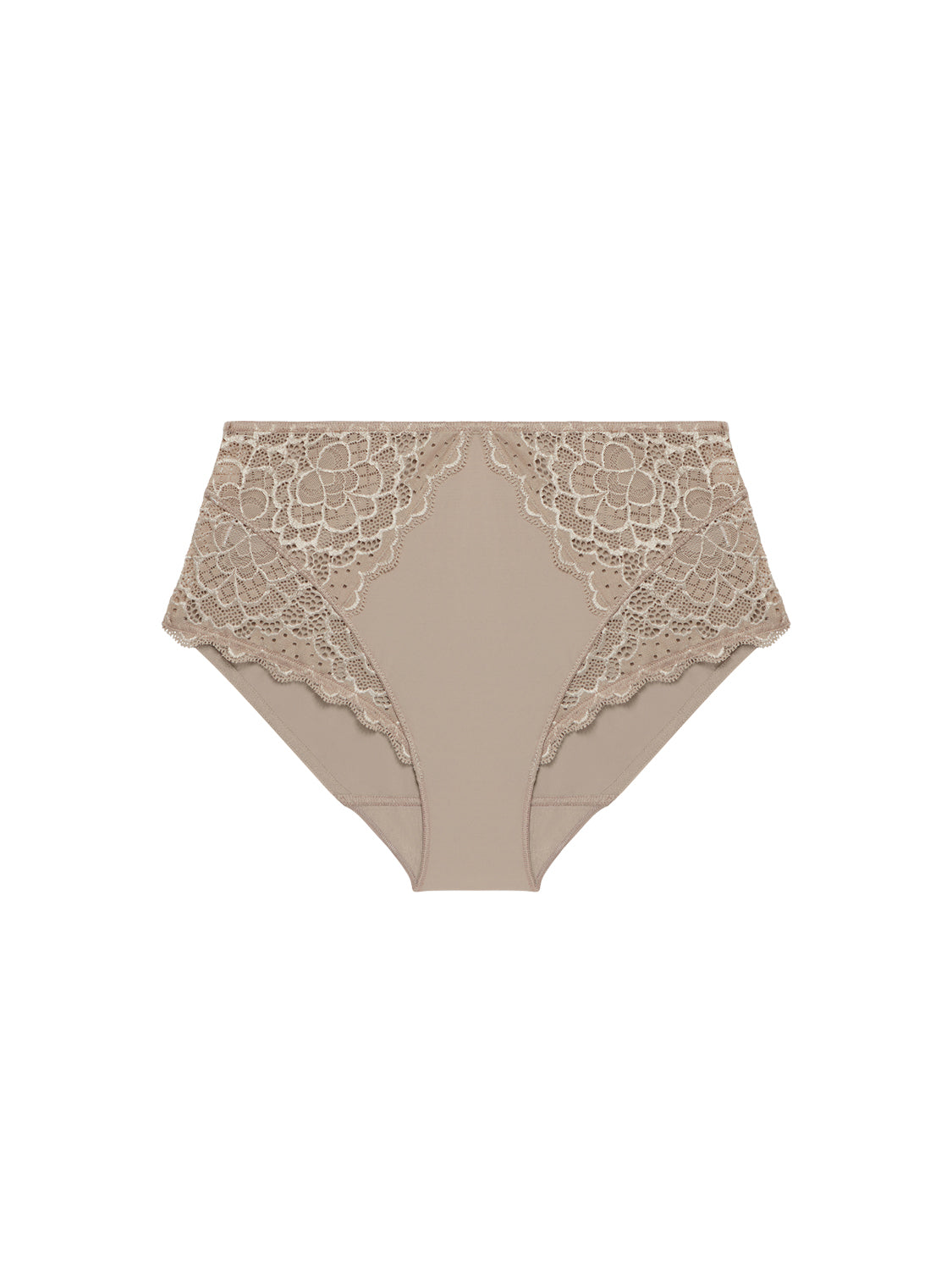 Culotte taille haute - Grège