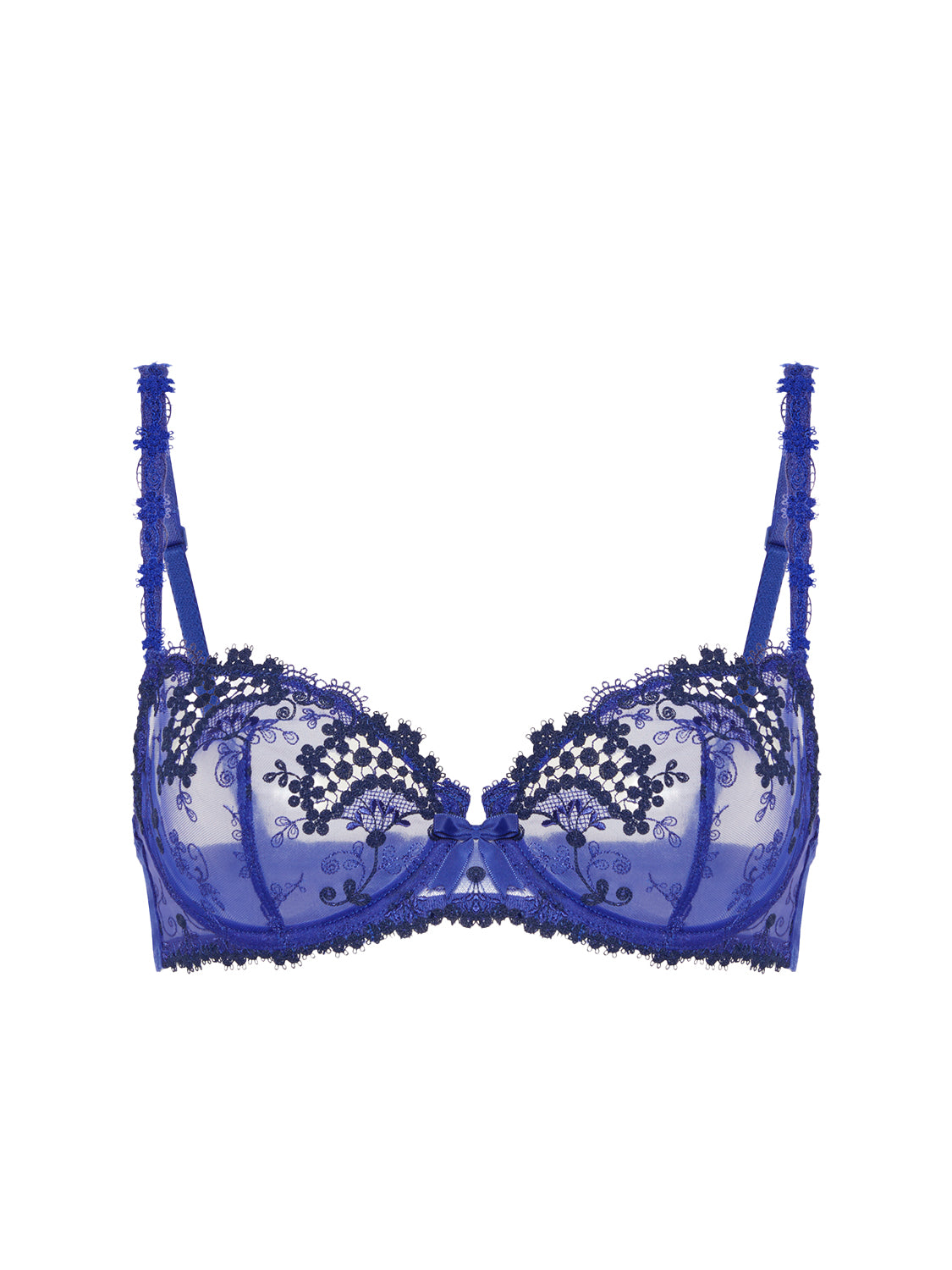 Soutien-gorge corbeille - Bleu électrique