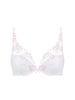 Soutien-gorge push-up décolleté plongeant - Blanc Cristal