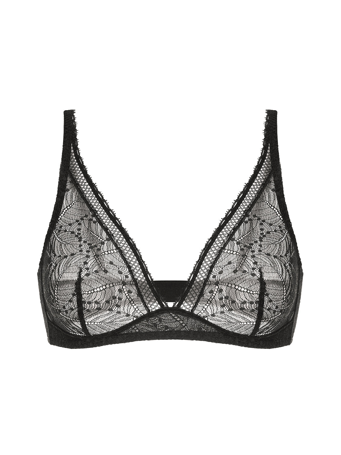 Soutien-gorge sans-armatures structuré - Noir