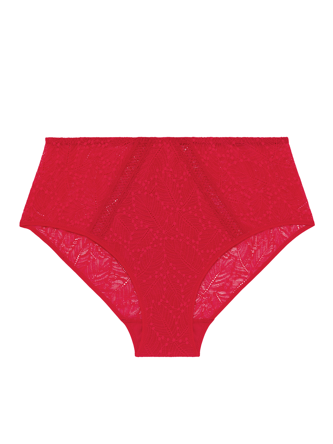 Culotte taille haute - Rubis/rose