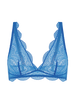 Soutien-gorge triangle sans-armatures - Bleu Myosotis