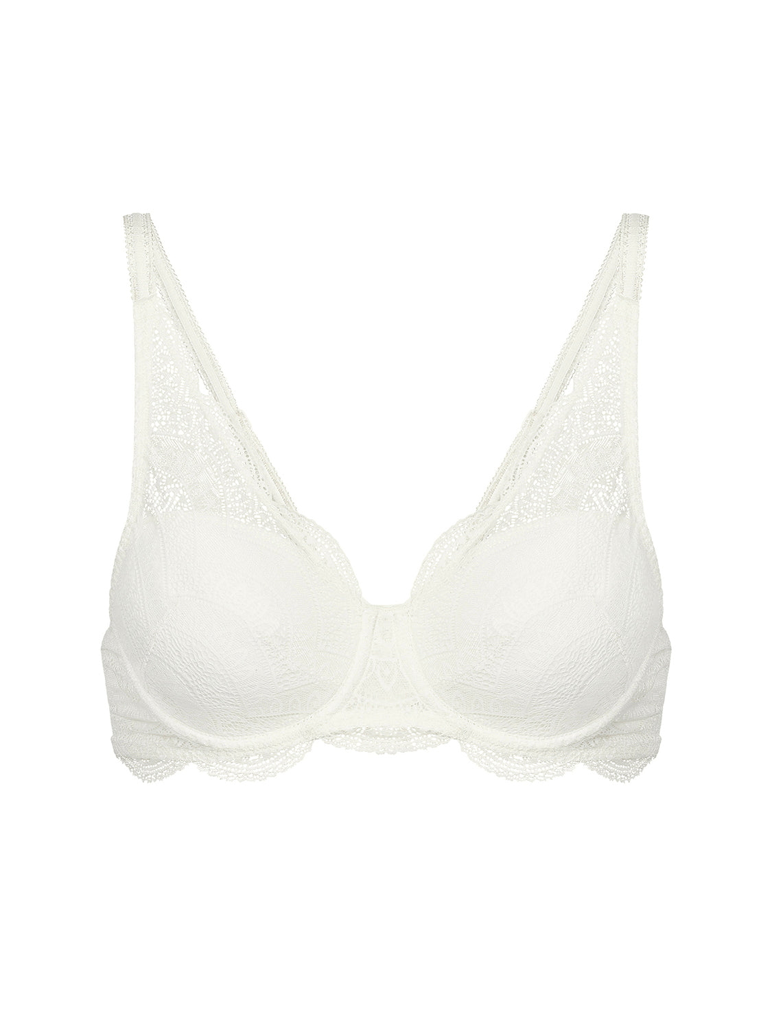 Soutien-gorge décolleté carré en spacer 3D - Naturel