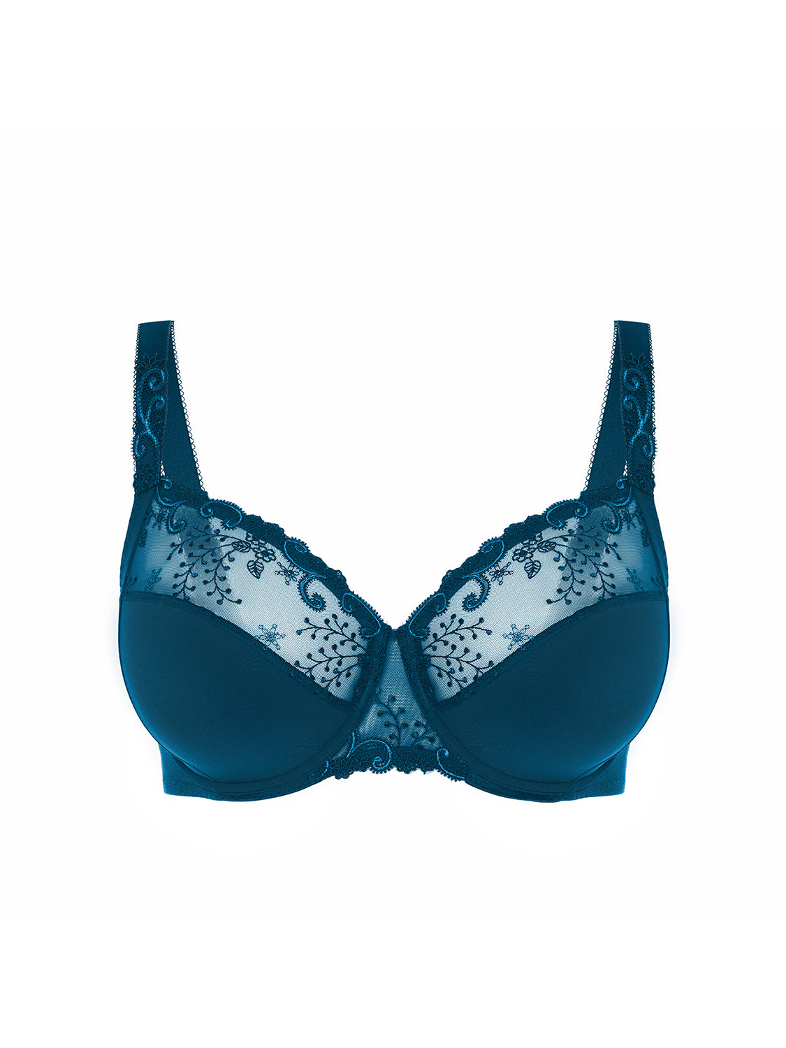 Soutien-gorge avec armatures emboitant - Bleu Prestige