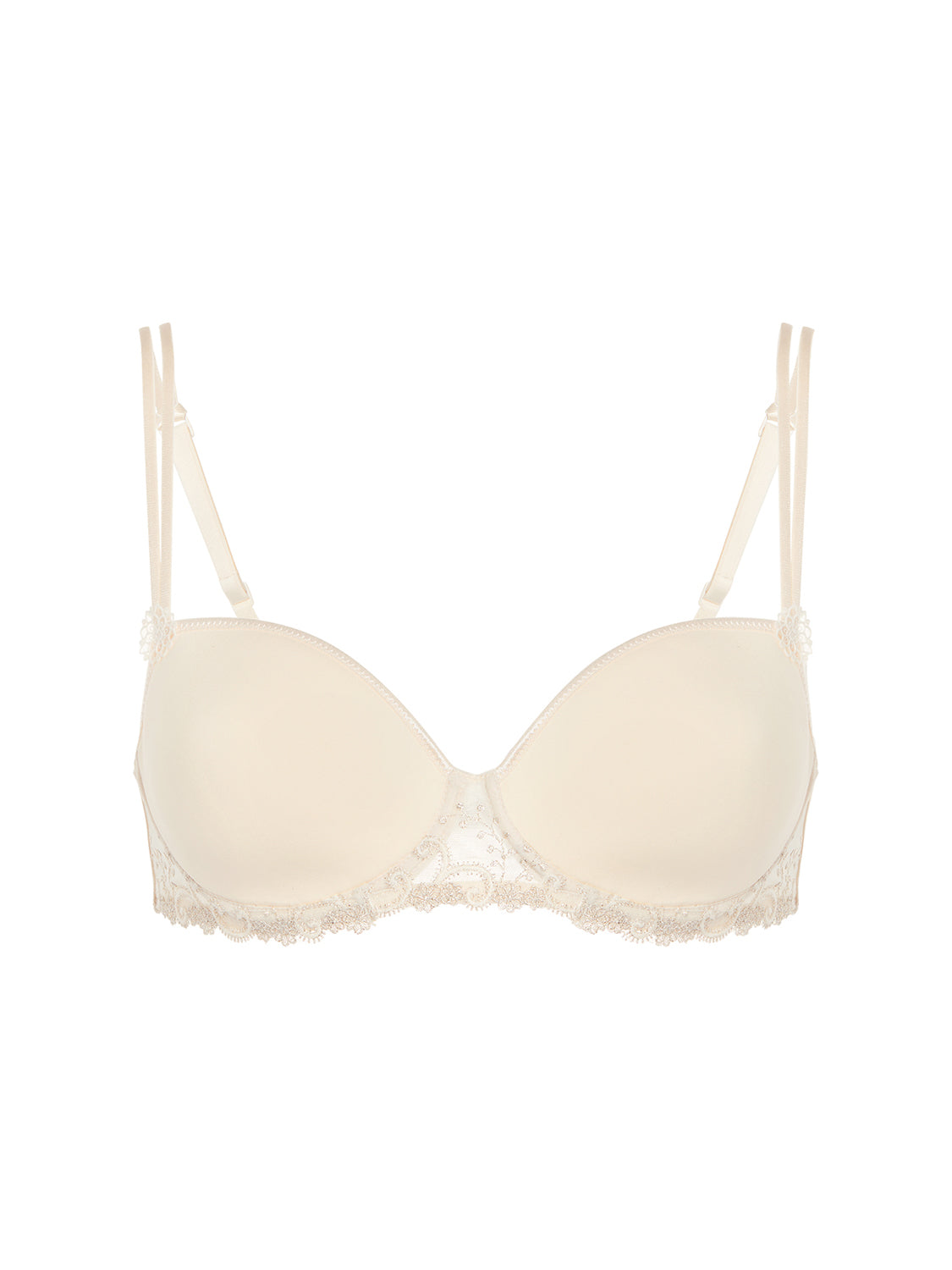 Soutien-gorge décolleté carré en spacer 3D - Beige Topaze