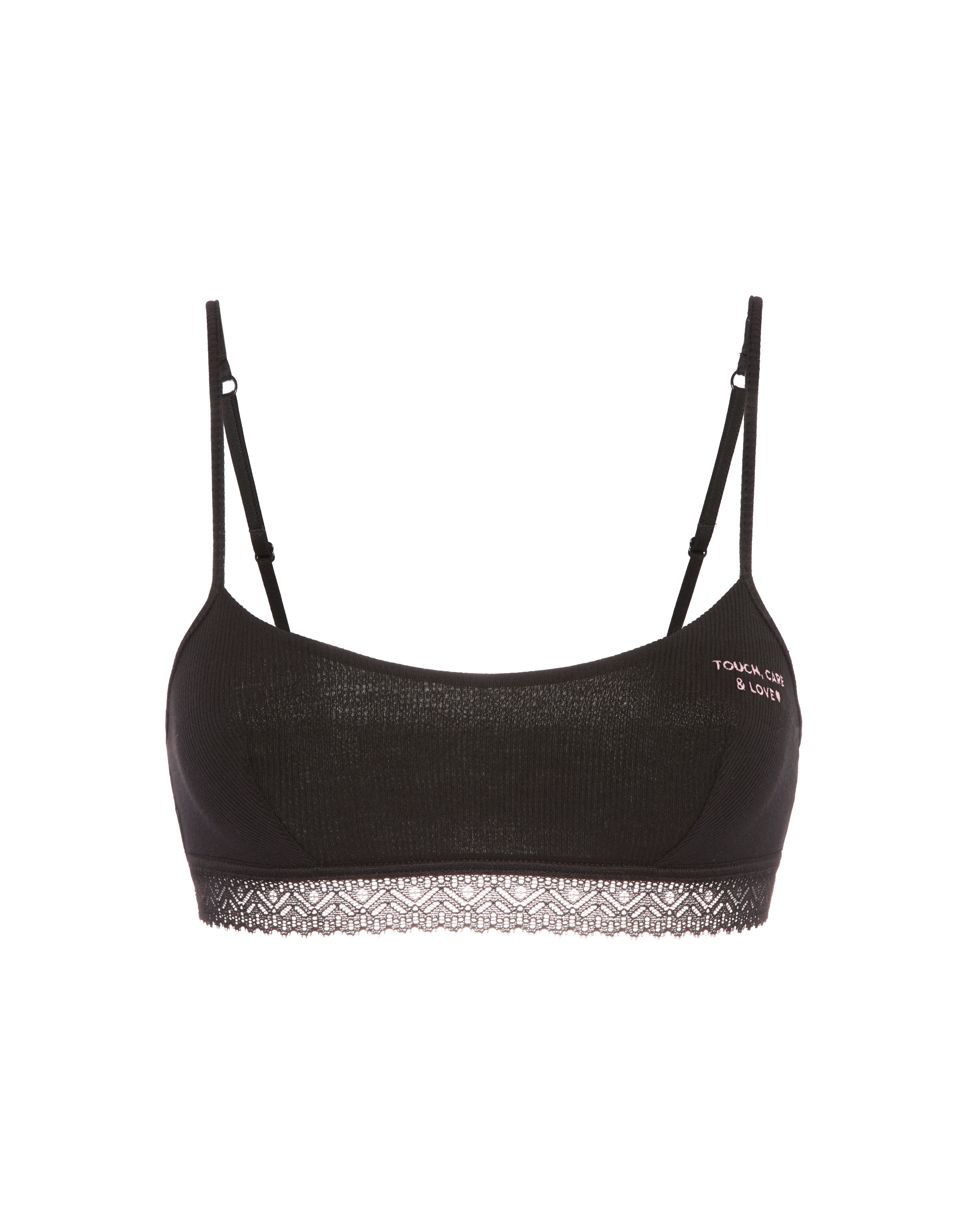 Brassière Noire - Édition limitée « CLUB TOUCH, CARE & LOVE »