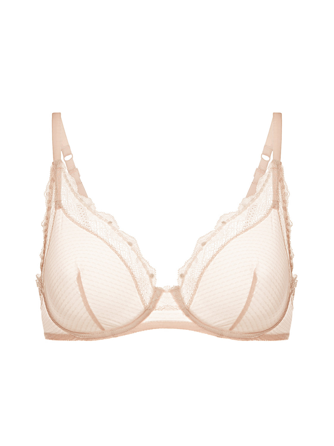 Soutien-gorge avec armatures décolleté - Rose sakura