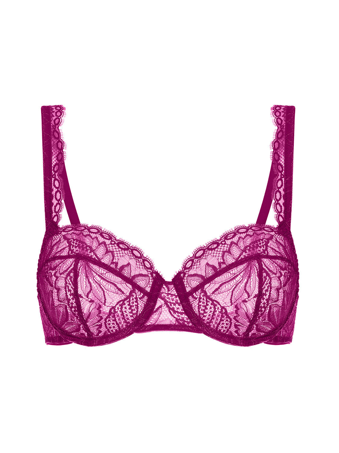 Soutien-gorge corbeille - Framboise