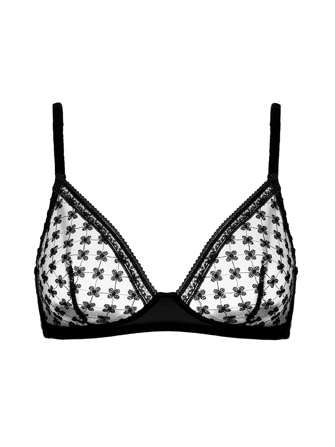 Soutien-gorge triangle sans-armatures - Noir