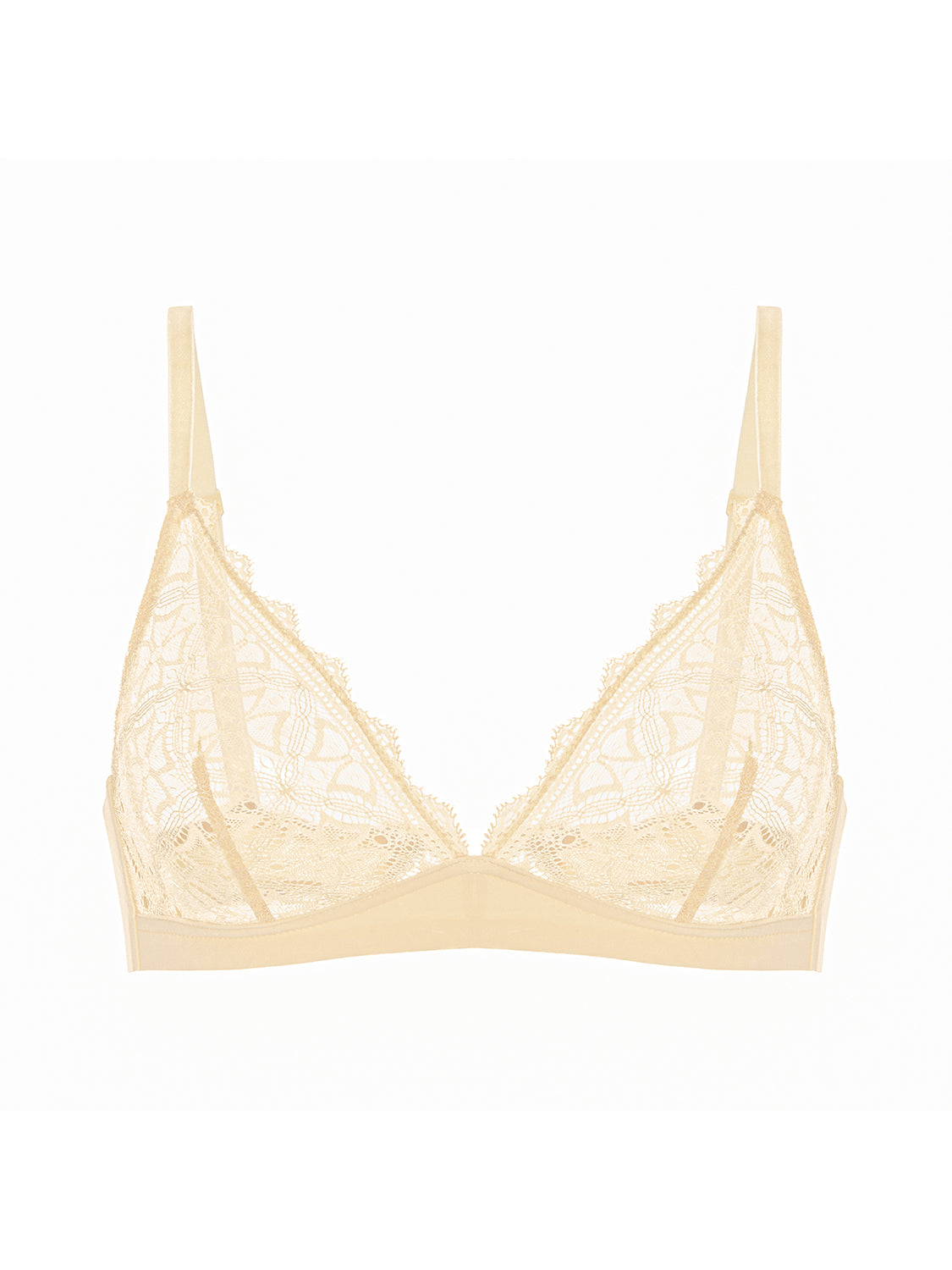 Soutien-gorge sans-armatures structuré - Vanille