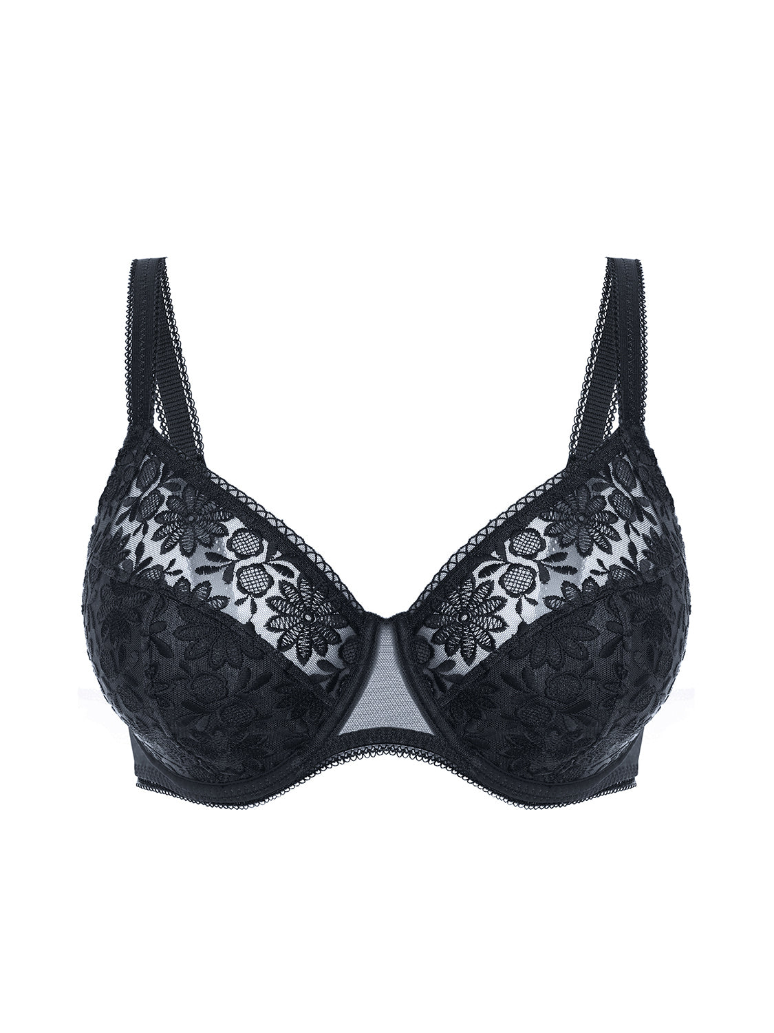 Soutien-gorge avec armatures emboitant - Noir