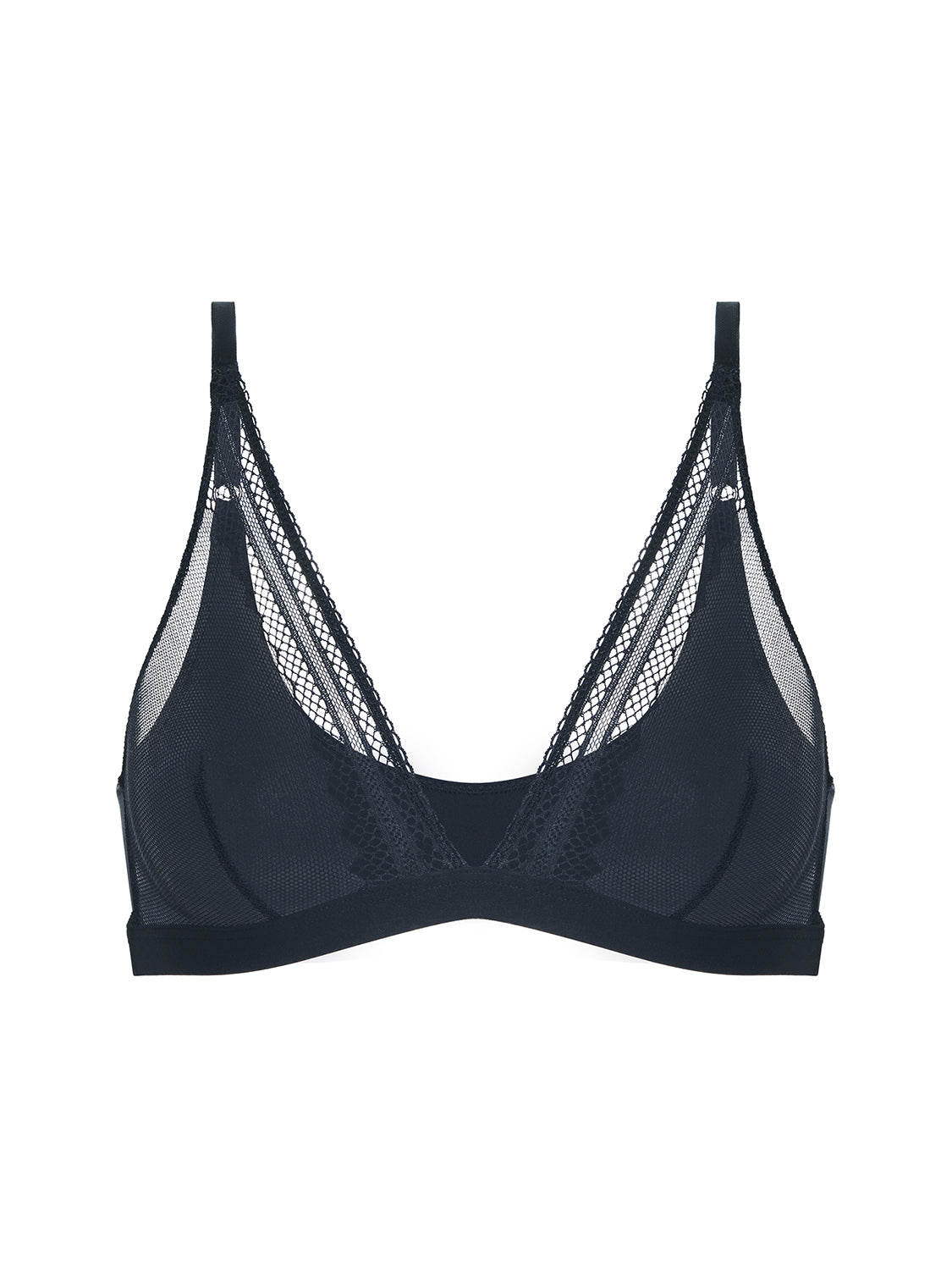 Soutien-gorge triangle sans-armatures - Noir