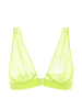 Soutien-gorge triangle avec armatures - Lime