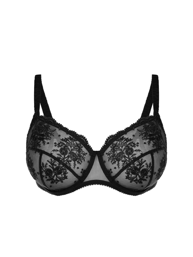 Soutien-gorge avec armature emboitant - Noir