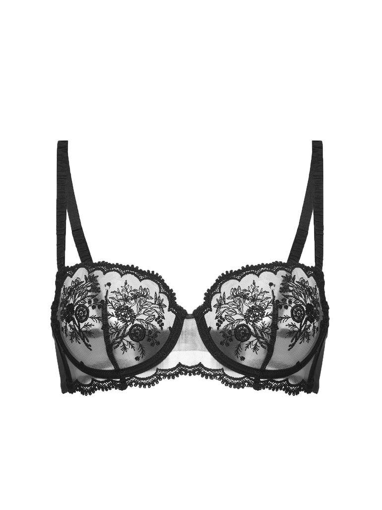 Soutien-gorge corbeille - Noir