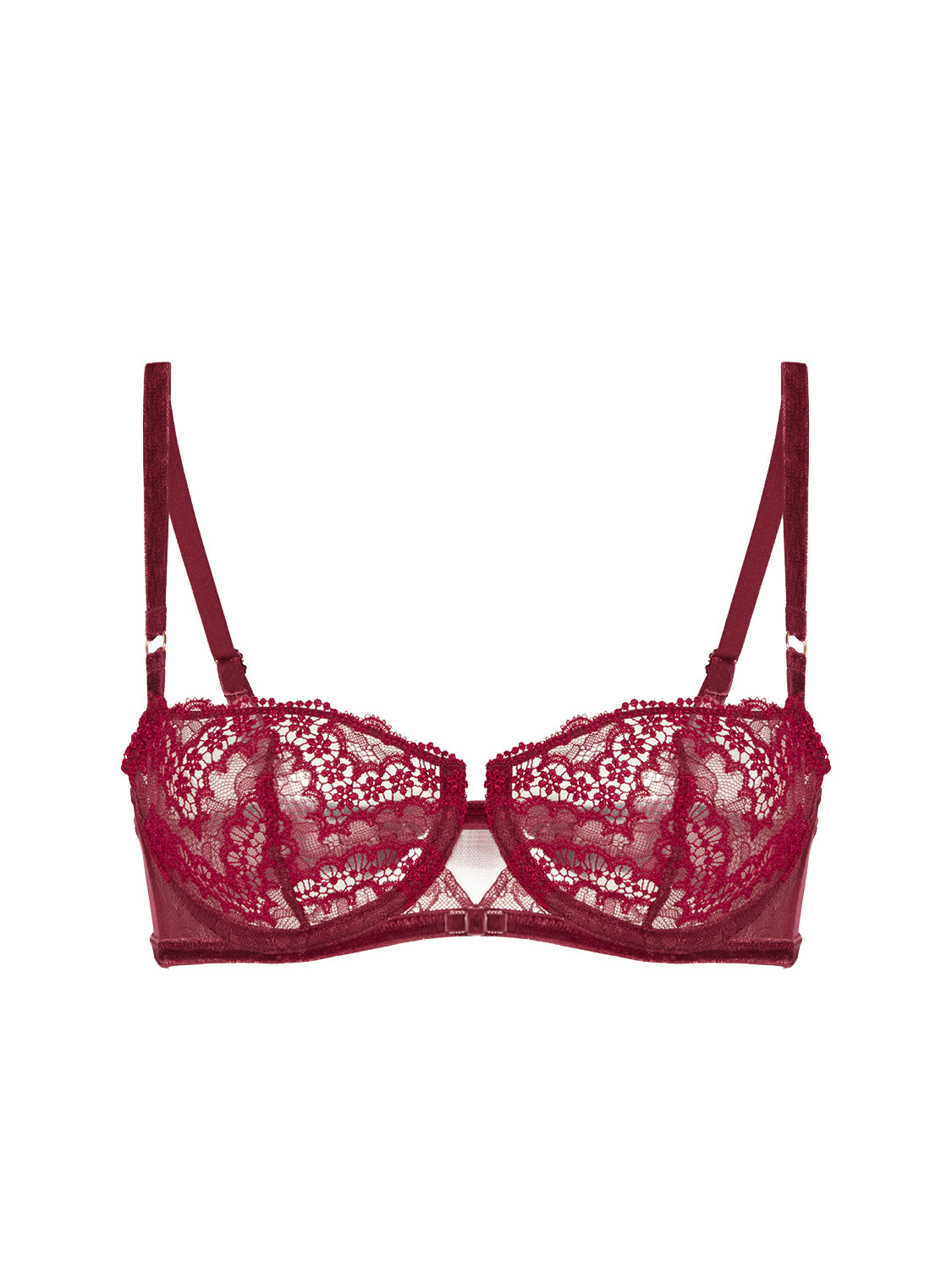 Soutien-gorge corbeille - Rouge Spinelle
