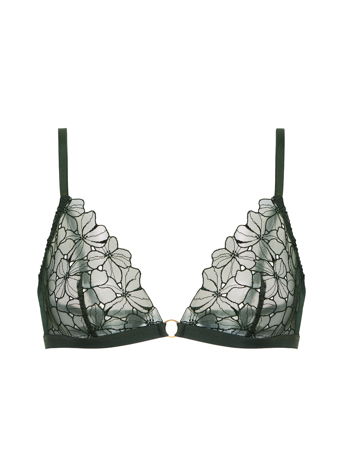Soutien-gorge triangle sans-armatures - Vert Clover