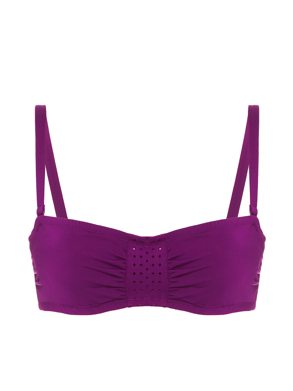 Haut de maillot de bain bandeau mousse avec armatures - Mûre