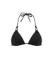 Haut de maillot de bain triangle sans armature - Noir