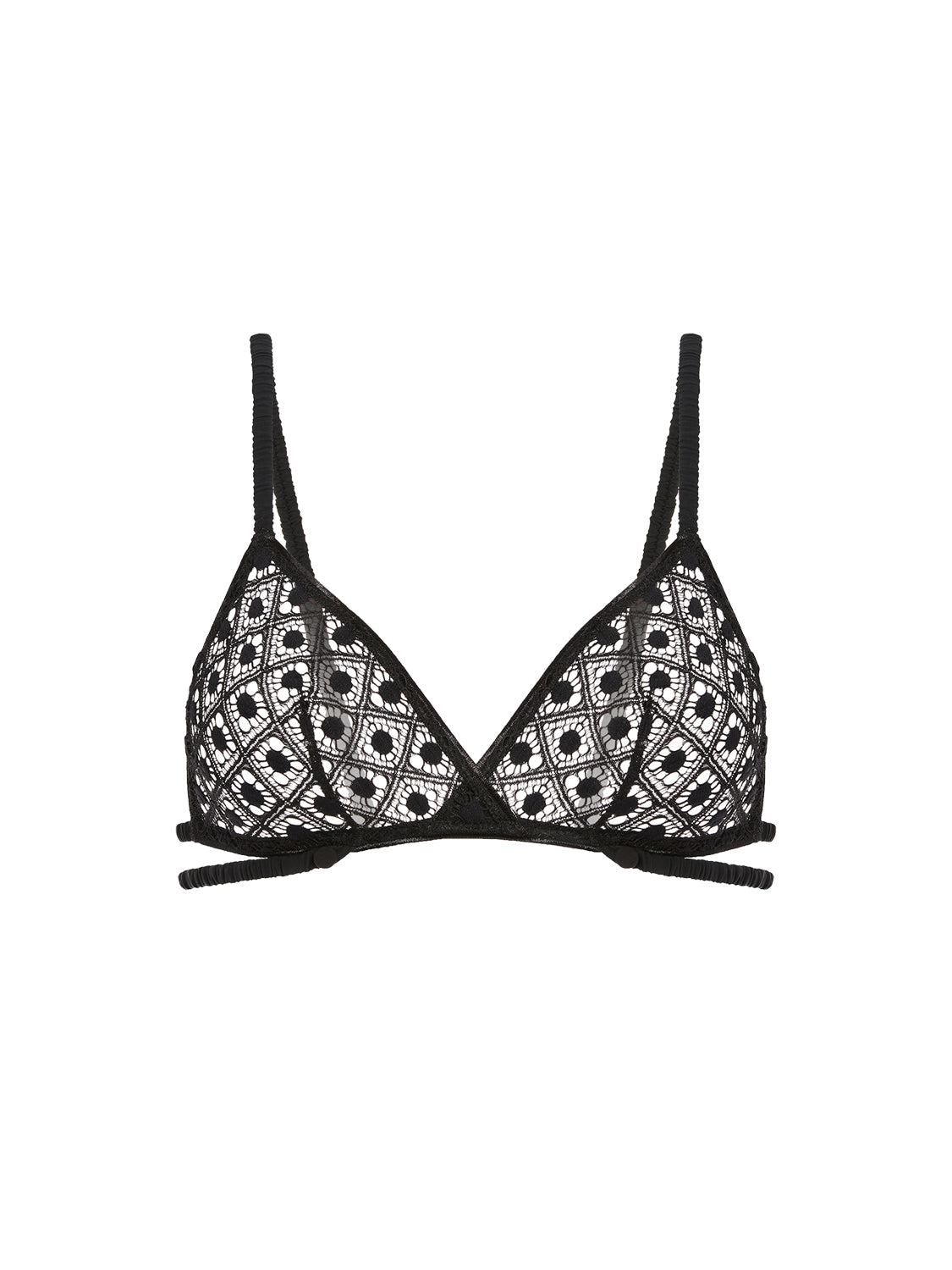 Soutien-gorge triangle sans-armatures - Noir
