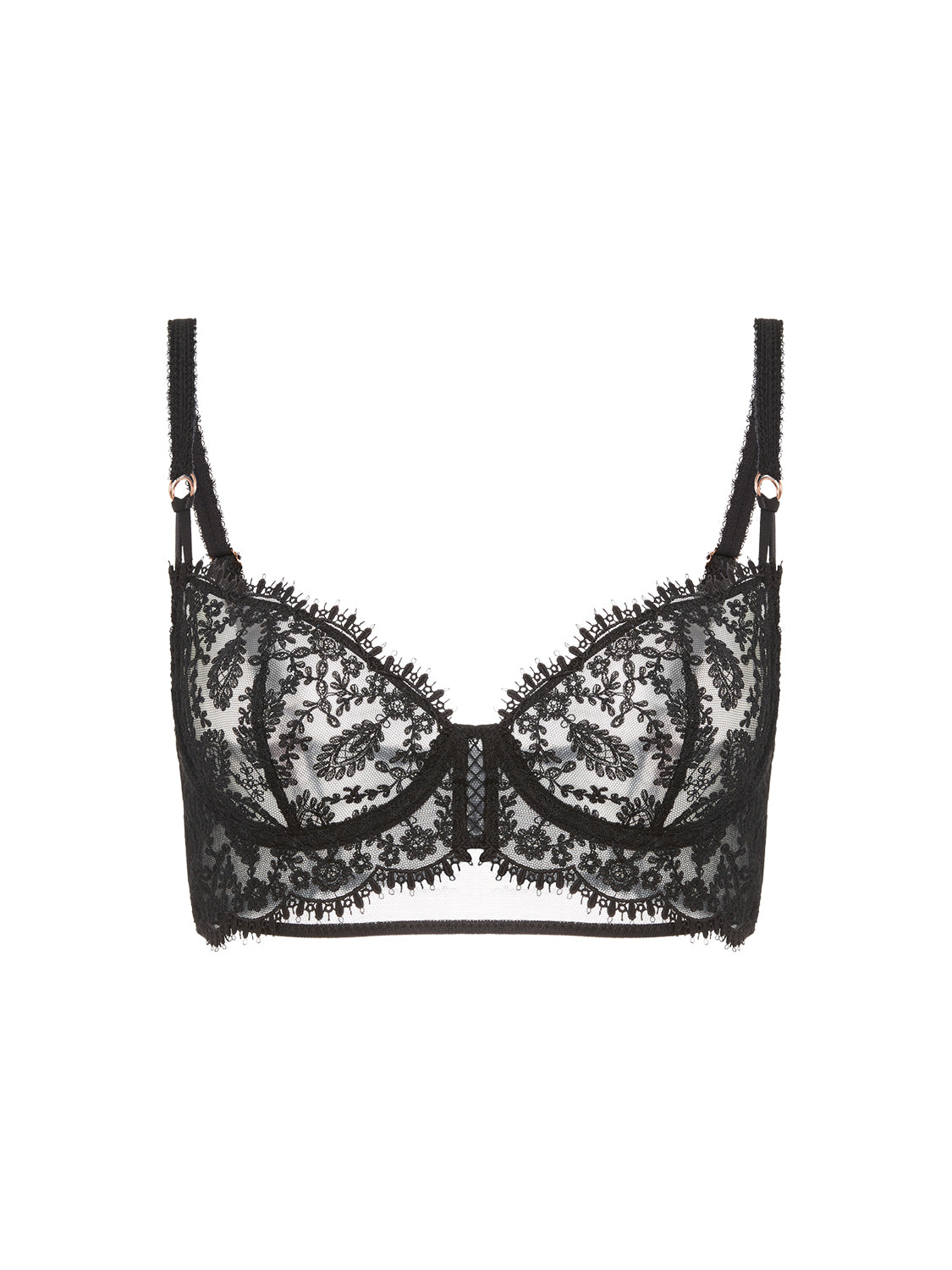 Soutien-gorge corbeille - Noir