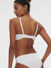 Soutien-gorge push-up décolleté plongeant - Blanc Cristal