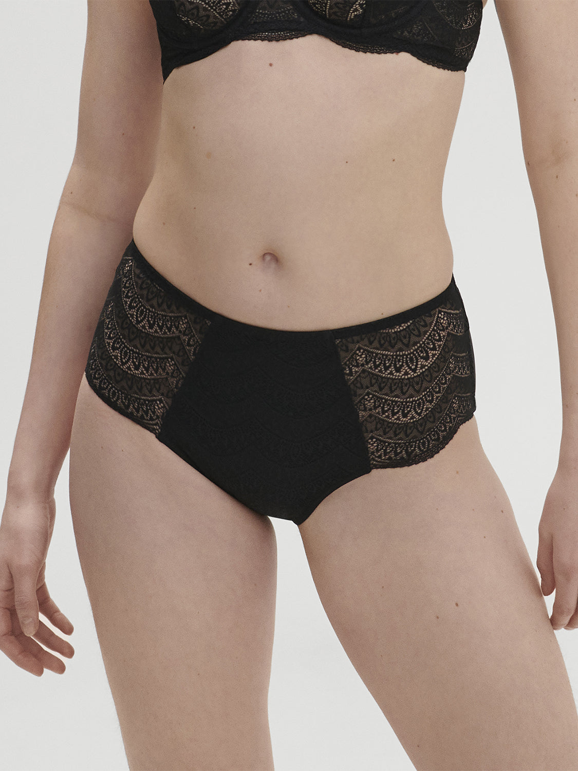 Culotte taille haute crème Dahlia Simone Pérèle (or5