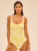 Maillot de bain 1 pièce de bain avec armatures - Imprimé Pluméria