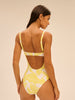 Maillot de bain 1 pièce de bain avec armatures - Imprimé Pluméria