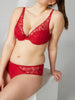 Soutien-gorge push-up triangle - Rouge Opéra