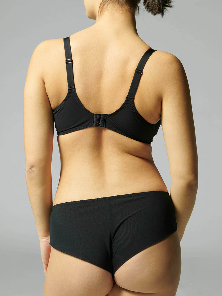 Soutien-gorge avec armatures decollete carre - Noir