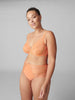 Soutien-gorge avec armatures décolleté plongeant - Abricot