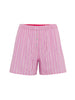 Short de nuit - Rayures Roses