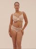 Soutien-gorge avec armature décolleté plongeant - Beige Chic