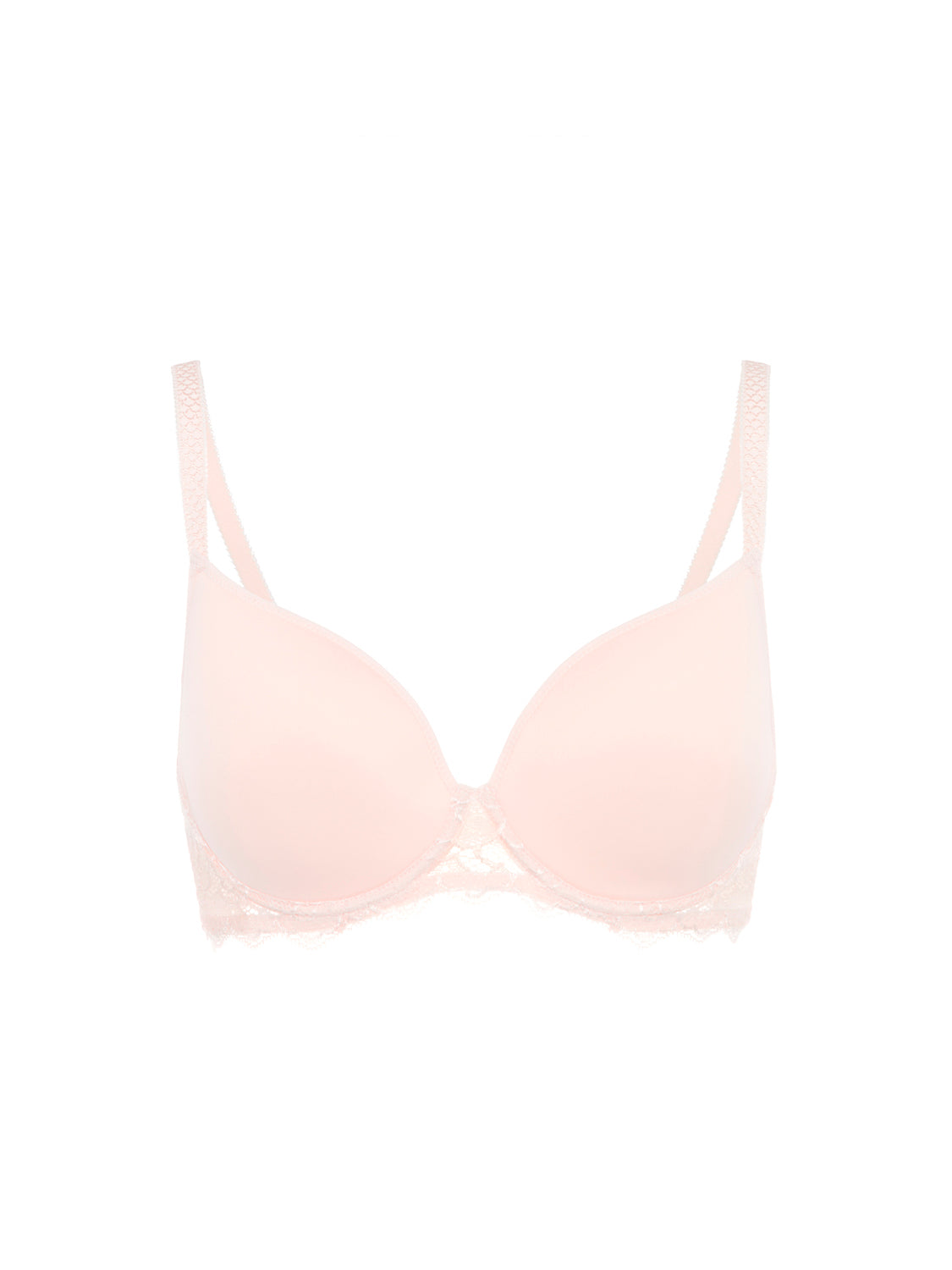 Soutien-gorge emboitant décolleté plongeant en spacer 3D - Poudre