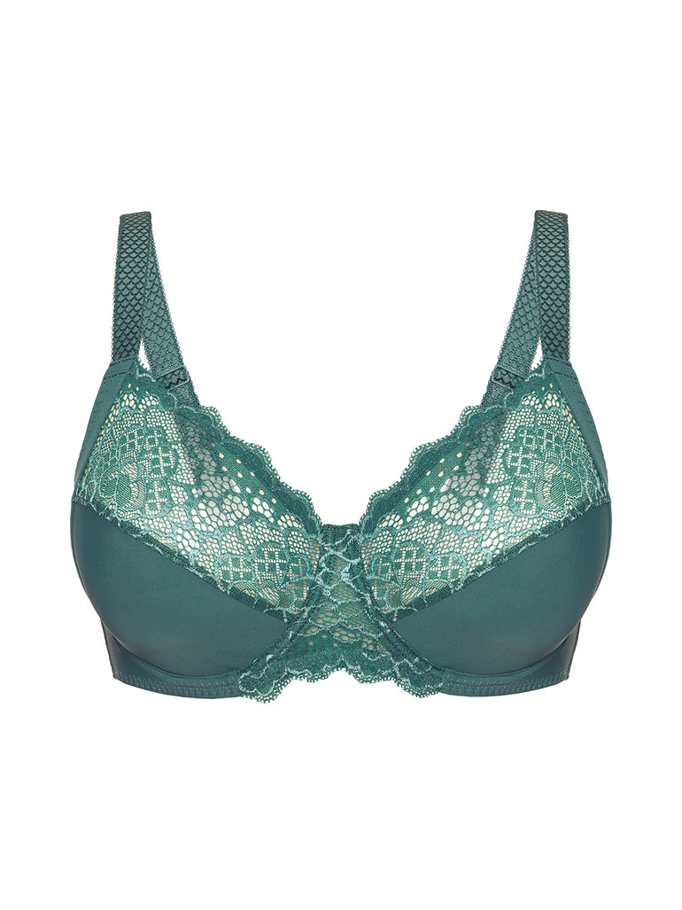 Soutien-gorge avec armatures emboîtant - Vert Boréal