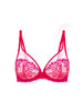 Soutien-gorge avec armature décolleté plongeant - Rouge Rainbow