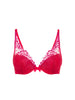 Soutien-gorge push-up décolleté plongeant - Rouge Rainbow