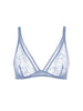 Soutien-gorge sans-armatures structuré - Bleu Chambray
