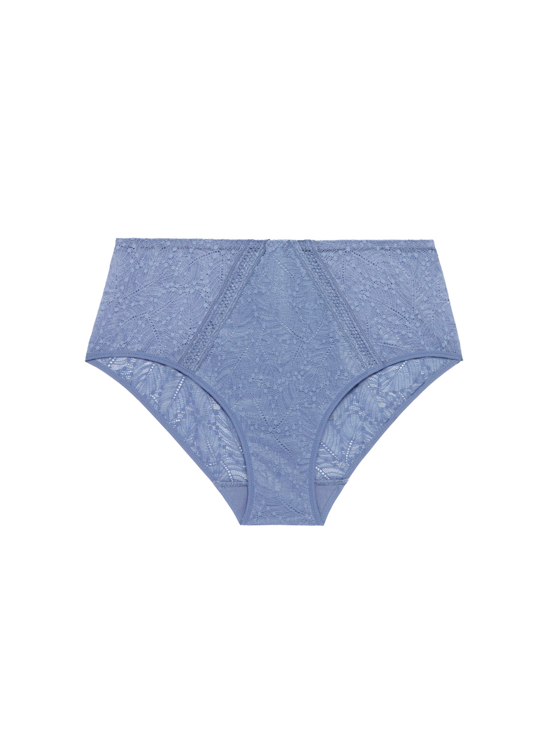 Culotte taille haute - Bleu Chambray