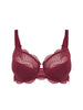 Soutien-gorge avec armature emboitant - Rouge Spinelle
