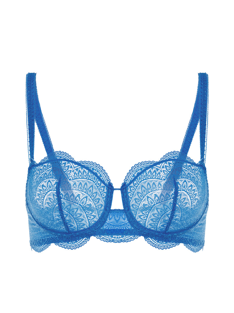 Soutien-gorge corbeille - Bleu Myosotis