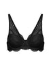 Soutien-gorge décolleté carré en spacer 3D - Noir