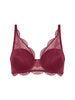 Soutien-gorge décolleté carré en spacer 3D - Rouge Spinelle
