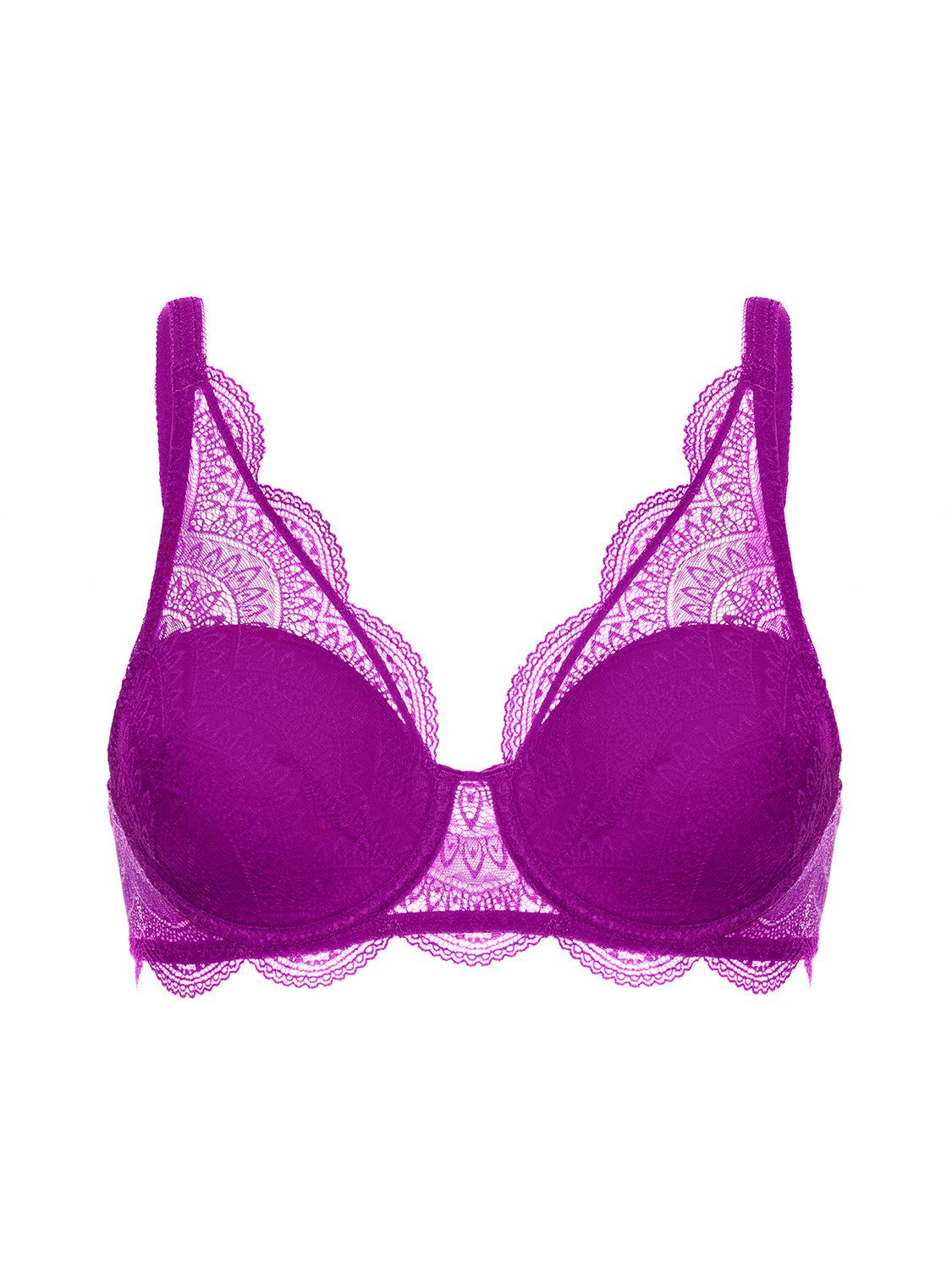 Soutien gorge d collet carr en spacer 3D Bougainvillier