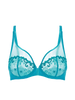 Soutien-gorge avec armature décolleté plongeant - Bleu Atoll