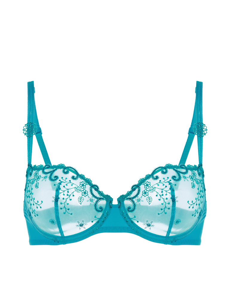 Soutien-gorge corbeille - Bleu Atoll