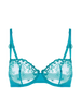 Soutien-gorge corbeille - Bleu Atoll