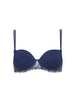 Soutien-gorge décolleté carré en spacer 3D - Bleu Rainbow